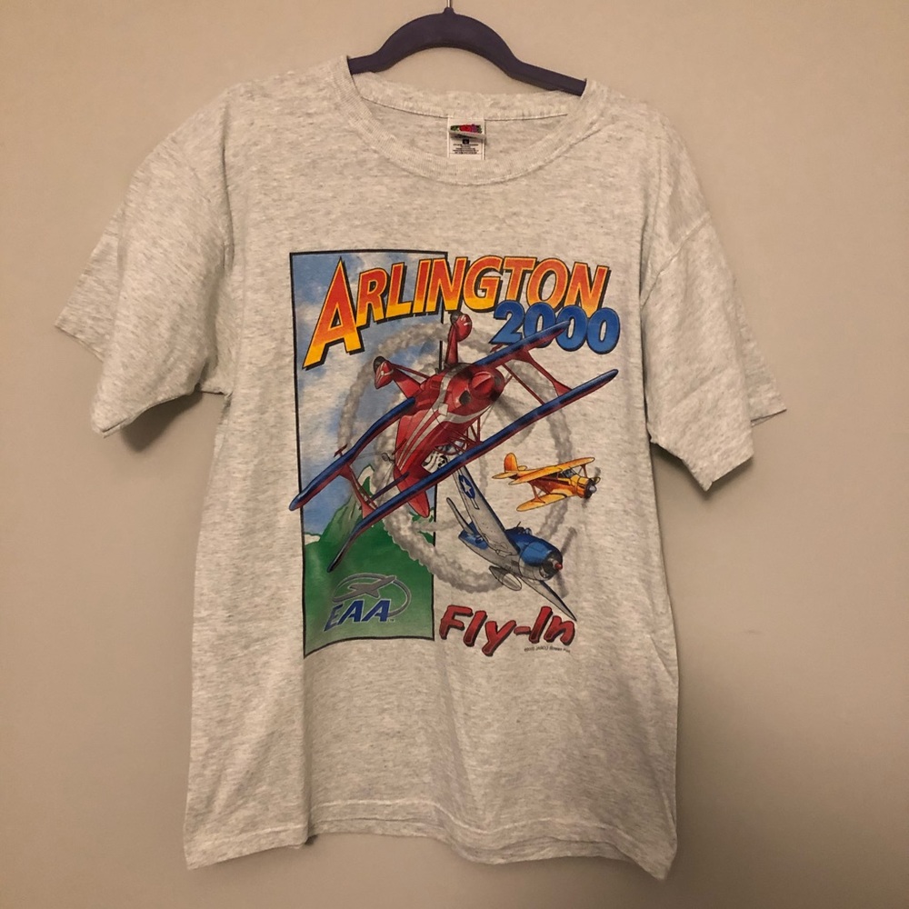 Vintage Arlington 2000 Tee T-shirt Plane